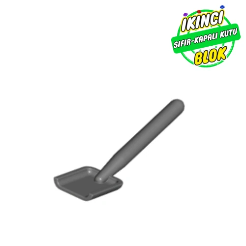 LEGO® Equipment Shovel [Rounded Handle End] Koyu Mavimsi Gri Sıfır