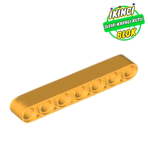 LEGO® 1 x 7 Liftarm Parlak Açık Turuncu Sıfır