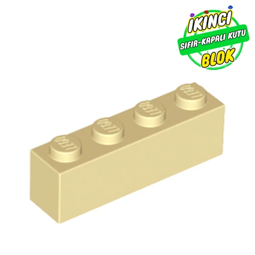 LEGO® Brick 1 x 4 Bej Sıfır
