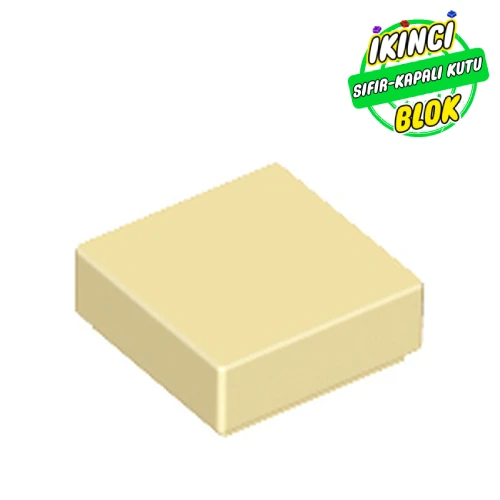 LEGO® Tile 1 x 1 with Groove Bej Sıfır