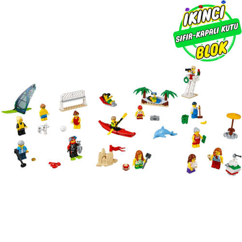 60153 LEGO® People Pack - Fun at the Beach Sıfır Kapalı Kutu