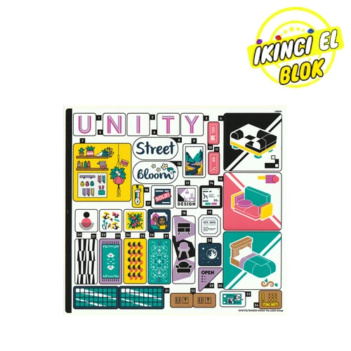 LEGO® Sticker Sheet for Set 41732-1 Renk Yok / Herhangi Bir Renk İkinci El