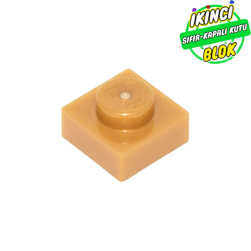 LEGO® 1 x 1 Plaka Parlak Altın Sıfır