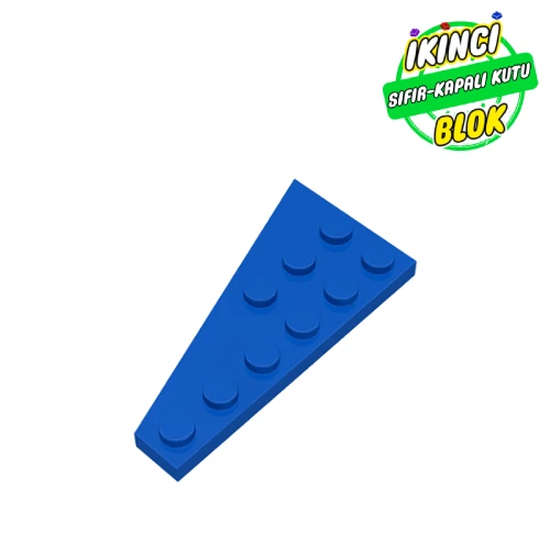 LEGO® Wedge Plate 6 x 3 Right Mavi Sıfır