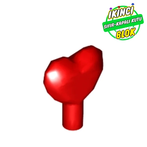 LEGO® Rock - Heart Jewel with Shaft Kırmızı Sıfır