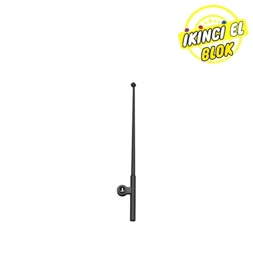LEGO® Equipment Fishing Rod 12L, Vertical Line Hole Siyah İkinci El