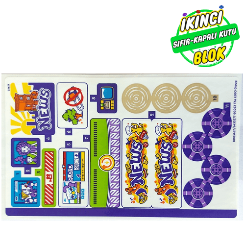 LEGO® 41749 Sticker Renk Yok Sıfır