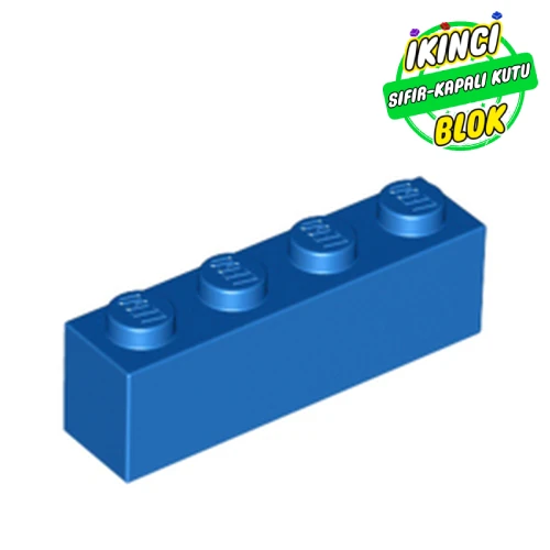 LEGO® Brick 1 x 4 Mavi Sıfır