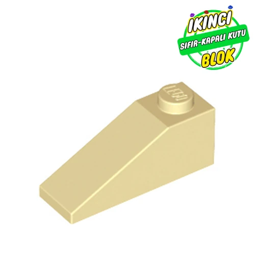 LEGO® Slope 33° 3 x 1 Bej Sıfır