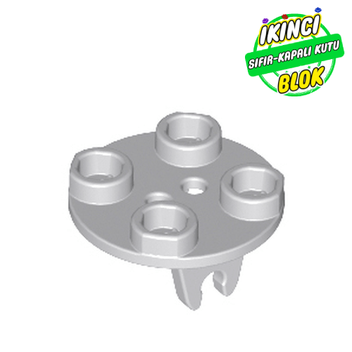 LEGO® 2 x 2 İnce Alt Klipsli Daire Açık Mavimsi Gri Sıfır