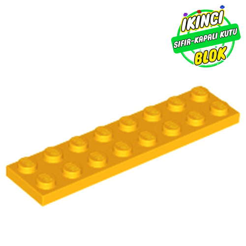 LEGO® 2 x 8 Plaka Parlak Açık Turuncu Sıfır