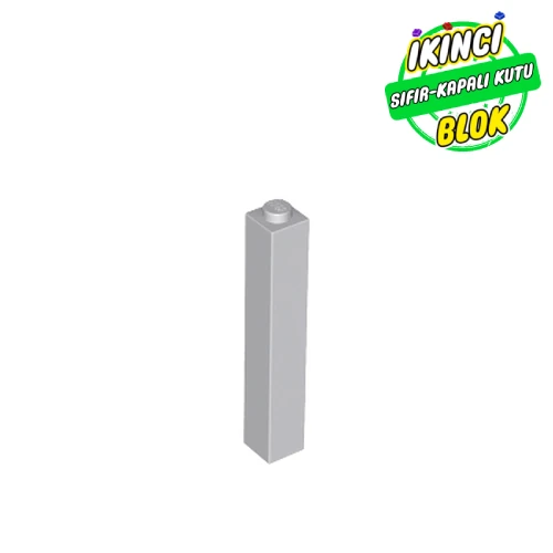 LEGO® Brick 1 x 1 x 5 with Solid Stud Açık Mavimsi Gri Sıfır