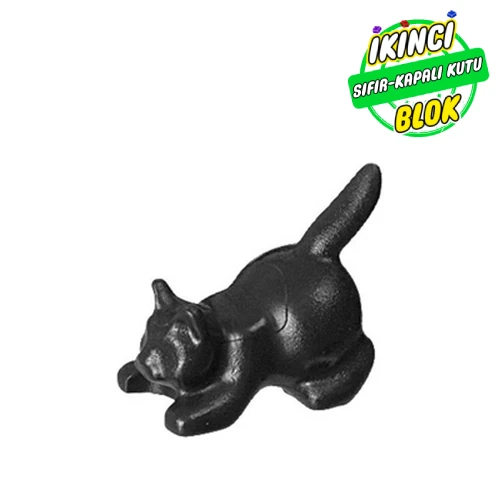 LEGO® Animal, Cat, Kitten Crouching [Plain] Siyah Sıfır