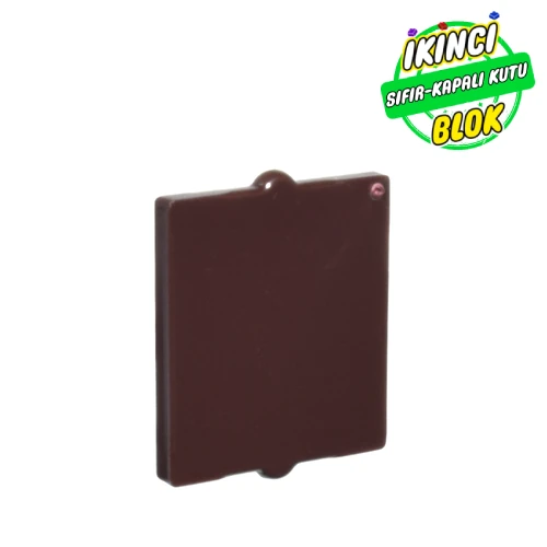 LEGO® Glass for Window 1 x 2 x 2 Flat Koyu Kahverengi Sıfır