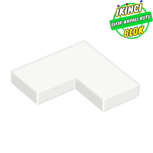 LEGO® 2 x 2 Köşe Düz Plaka Beyaz Sıfır