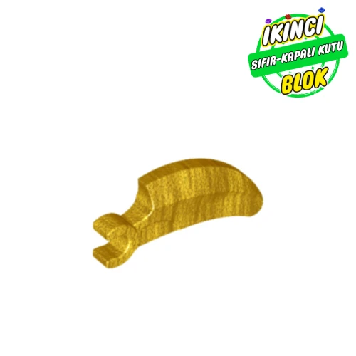 LEGO® Creature Body Part, Barb Large (Claw, Talon) with Clip İnci Altın Sıfır