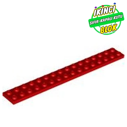 LEGO® Plate 2 x 16 Kırmızı Sıfır