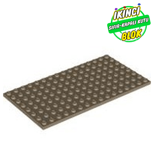 LEGO® 8 x 16 Plaka Koyu Bej Sıfır