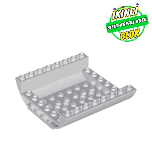 LEGO® Slope Curved 8 x 8 x 2 Inverted Double Açık Mavimsi Gri Sıfır