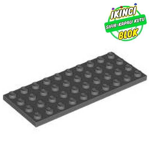 LEGO® Plate 4 x 10 Koyu Mavimsi Gri Sıfır