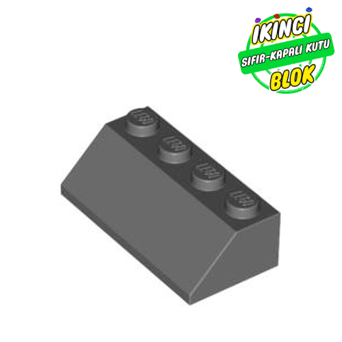 LEGO® 2 x 4 45 Derece Eğimli Parça Koyu Mavimsi Gri Sıfır