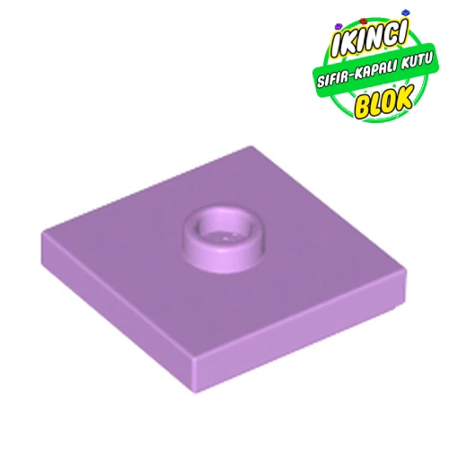 LEGO® Plate Special 2 x 2 with Groove and Center Stud (Jumper) Orta Lavanta Sıfır