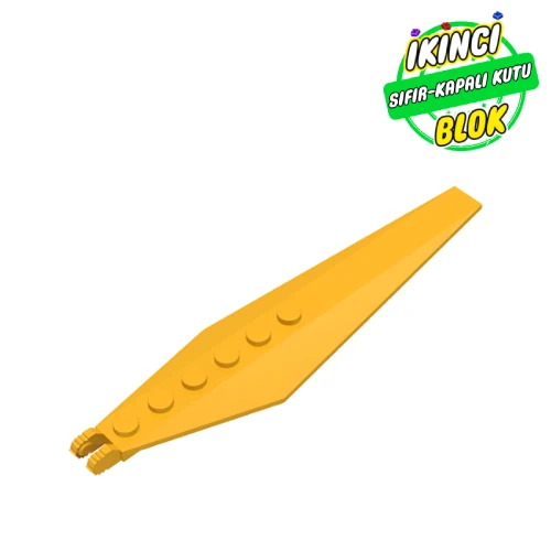 LEGO® 3 x 12 Menteşeli Pervane Ucu Parlak Açık Turuncu Sıfır