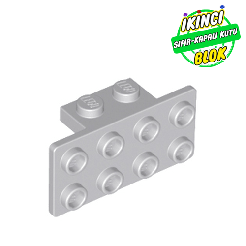 LEGO® 1 x 2 ve 2 x 4 Braket Açık Mavimsi Gri Sıfır