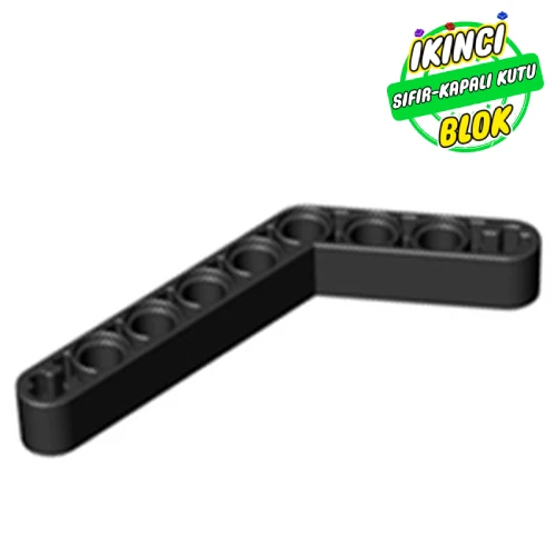 LEGO® 1 x 9 Eğimli Technic Liftarm Siyah Sıfır