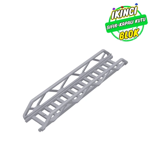 LEGO® 16 x 3.5 Merdiven Açık Mavimsi Gri Sıfır