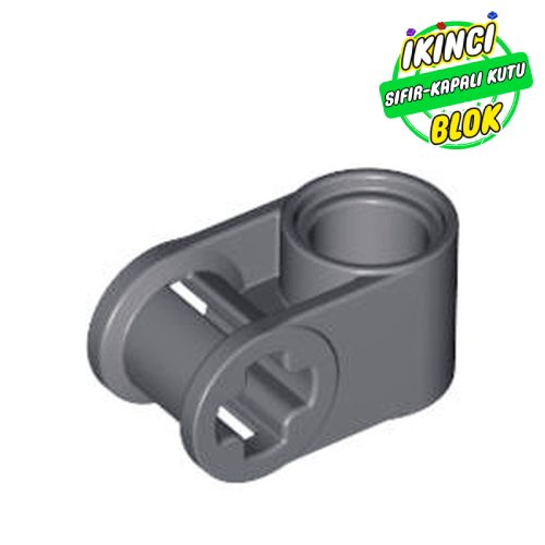 LEGO® Aks ve Pim Bağlayıcılı Dikey Koyu Mavimsi Gri Sıfır
