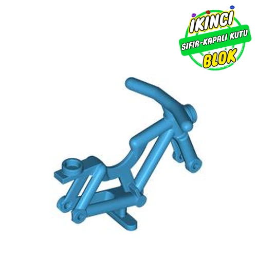 LEGO® Bicycle Frame [Solid Stud] Koyu Azur Sıfır