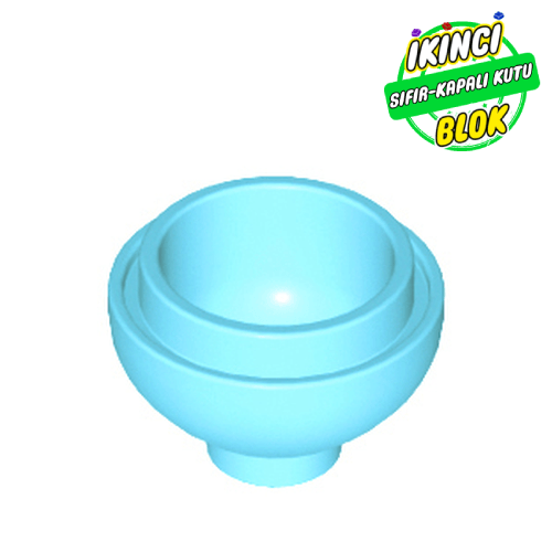LEGO® 2 x 2 Kubbe Altı Orta Azur Sıfır