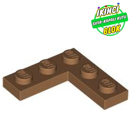 LEGO® Plate 3 x 3 Corner Orta Nugat Sıfır
