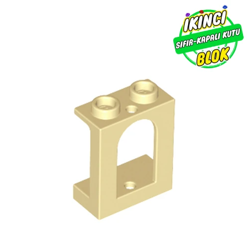 LEGO® Window 1 x 2 x 2 Castle Bej Sıfır