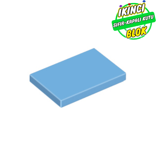 LEGO® 2 x 3 Düz Plaka Orta Mavi Sıfır