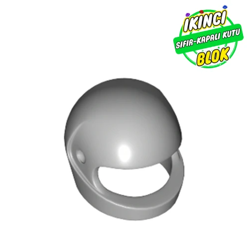 LEGO® Motorsiklet Kaskı Açık Mavimsi Gri Sıfır