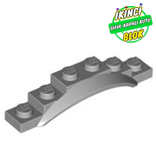 LEGO® Wheel Arch, Mudguard, 1 1/2 x 6 x 1 [Arch Extended] Açık Mavimsi Gri Sıfır