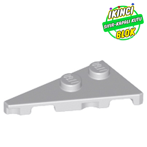 LEGO® 4 x 2 Sol Köşe Plaka Açık Mavimsi Gri Sıfır