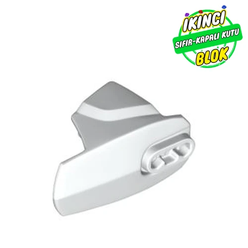 LEGO® Large Figure Limb Cover, Size 5, Armor with Ball Joint Socket Beyaz Sıfır