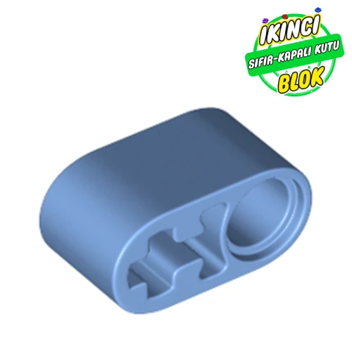LEGO® 1 x 2 Aks Girişli Liftarm Orta Mavi Sıfır
