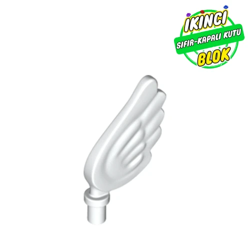 LEGO® Creature Body Part, Cheep Cheep / Paragoomba Wing Beyaz Sıfır