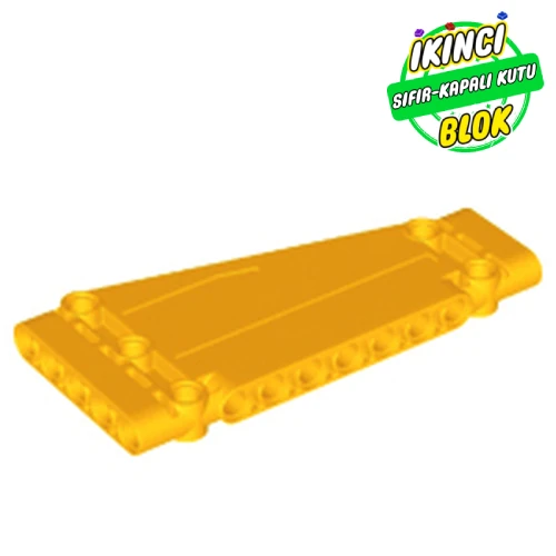 LEGO® 5 x 11 x 1 Üçgen Yapı Technic Panel Parlak Açık Turuncu Sıfır