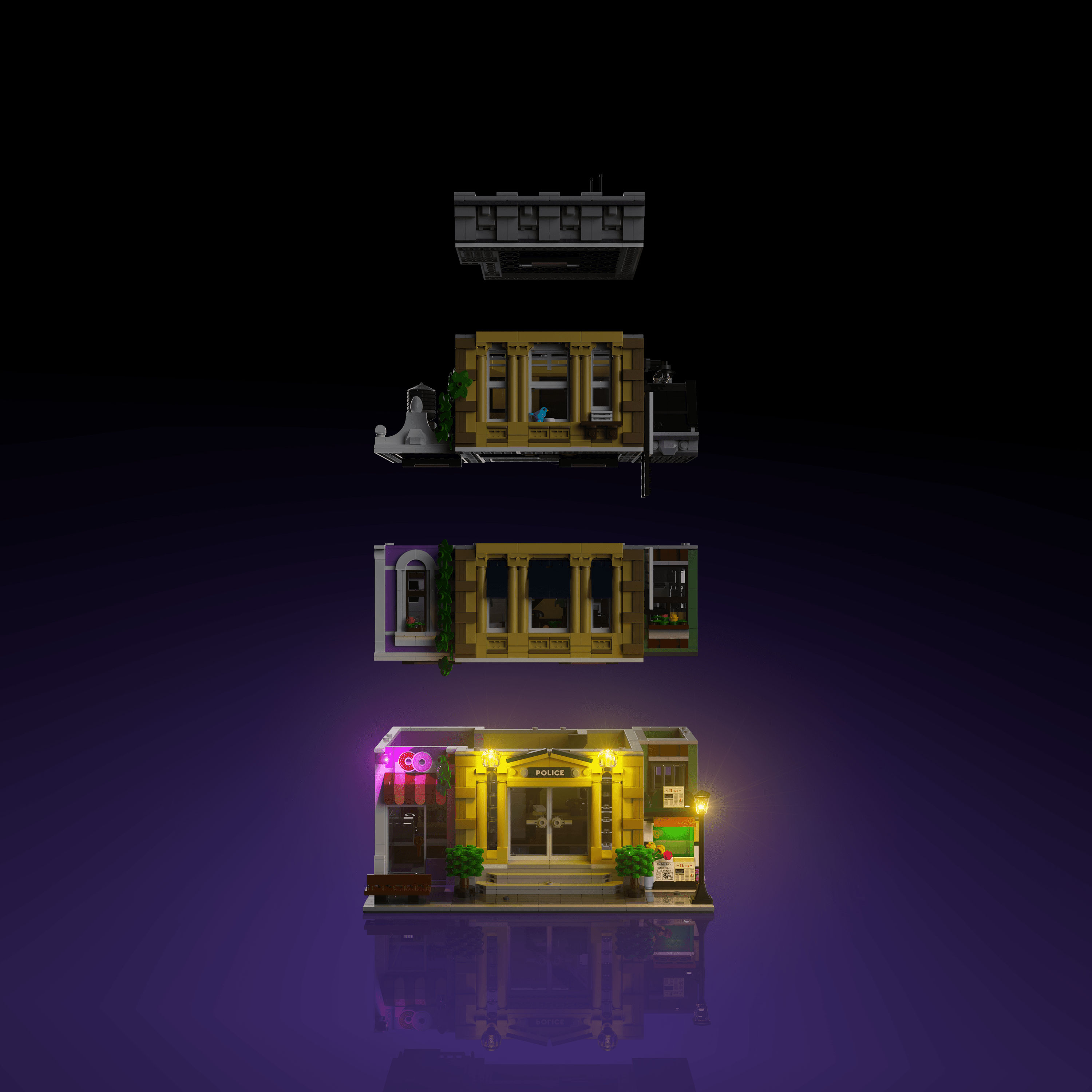 LEGO® 10278 Police Station Işık Kiti