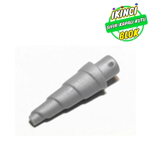 LEGO® Creature Body Part, Horn (Unicorn) Mat Gümüş Sıfır