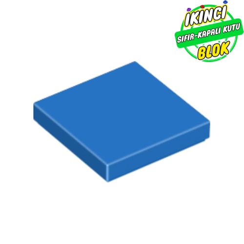 LEGO® 2 x 2 Düz Plaka Mavi Sıfır