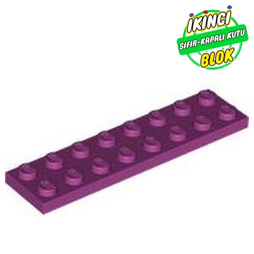 LEGO® Plate 2 x 8 Macenta Sıfır