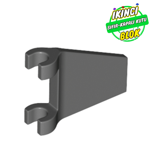 LEGO® 2 x 2 Küçülen Kenarlı Bayrak Koyu Mavimsi Gri Sıfır