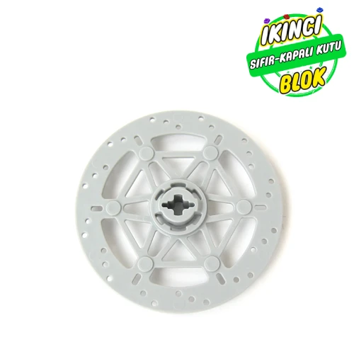 LEGO® Brake Disc 6 x 6 Açık Mavimsi Gri Sıfır