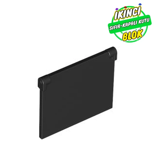 LEGO® Glass for Window 1 x 4 x 3 [Opening] Siyah Sıfır